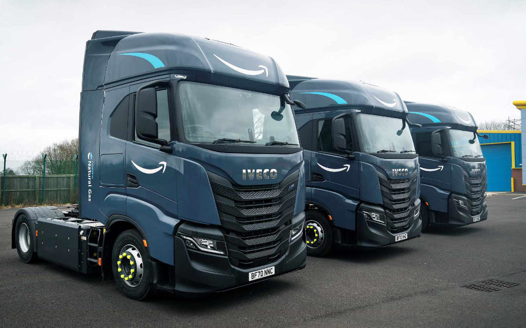 IVECO fornirà ad Amazon 1.064 veicoli commerciali S-WAY alimentati a gas naturale a supporto delle proprie attività europee
